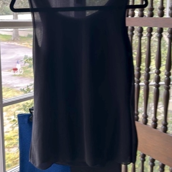 Fly Away Vertical Ruffle Blouse in Wrinkle Resistant Travel Separates Small - Picture 12 of 12